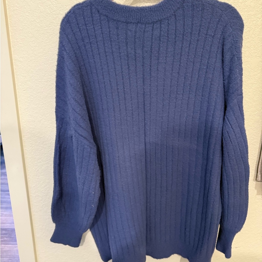 Aerie Blue Ribbed Women's Sweater
